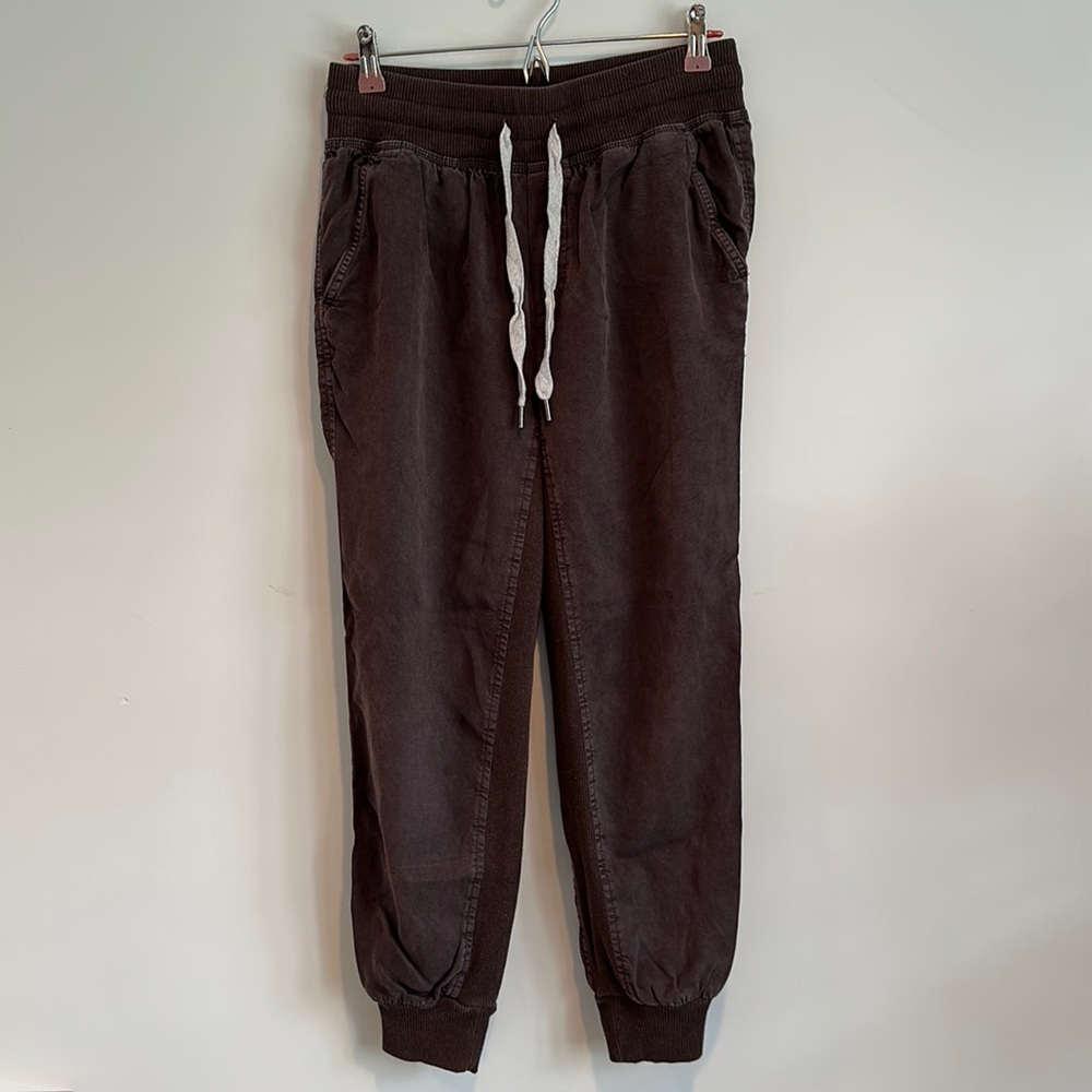 Aerie joggers with ribbed waistband, inseam